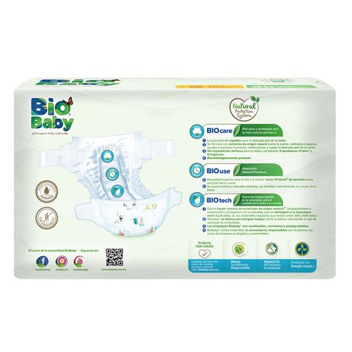 Pañales Bio Baby Talla 2 Chico 40 pañales