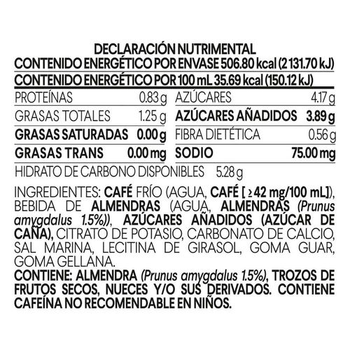 Leche de Almendra Califia Doble Expresso 1.4L