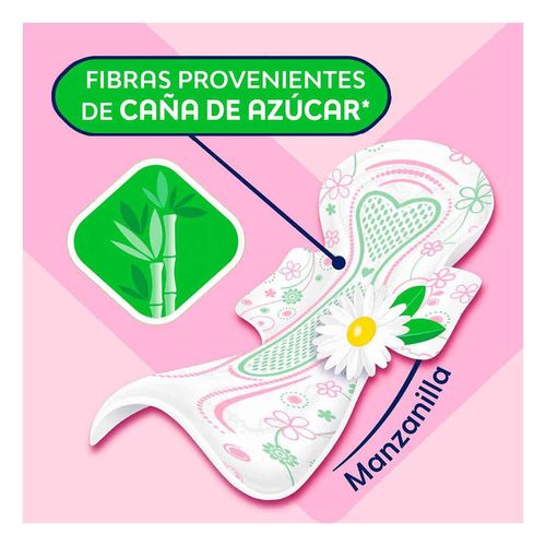 Toallas Femeninas Saba Confort Manzanilla Nocturna con Alas 32 Toallas