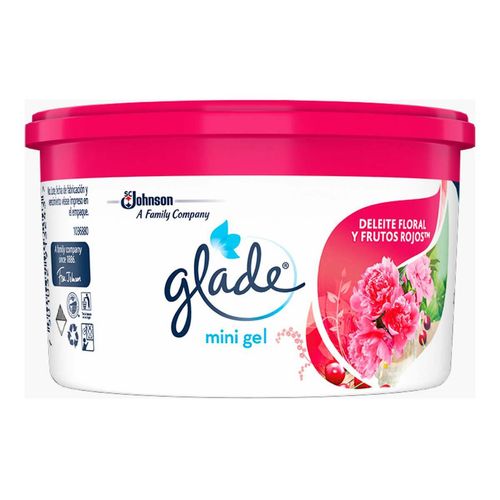 Aromatizante para Auto Glade Mini Gel Alegía Floral y Frutos Rojos 70g