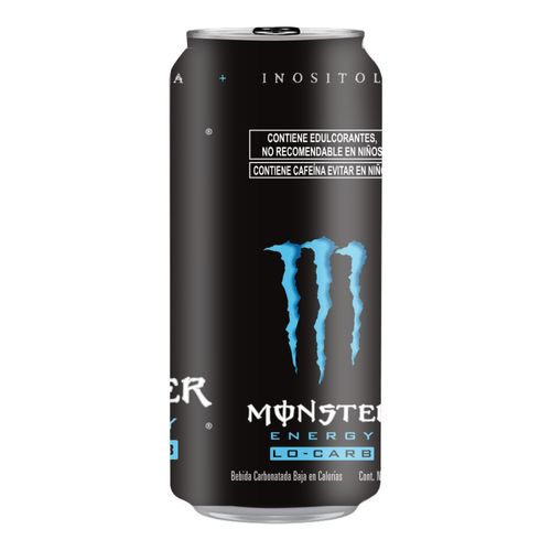 Bebida energética Monster Lo-Carb lata de 473ml