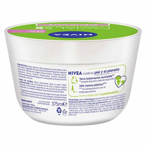 Crema Facial Matificante Hidratante NIVEA 5 En 1 Efecto Mate 375ml