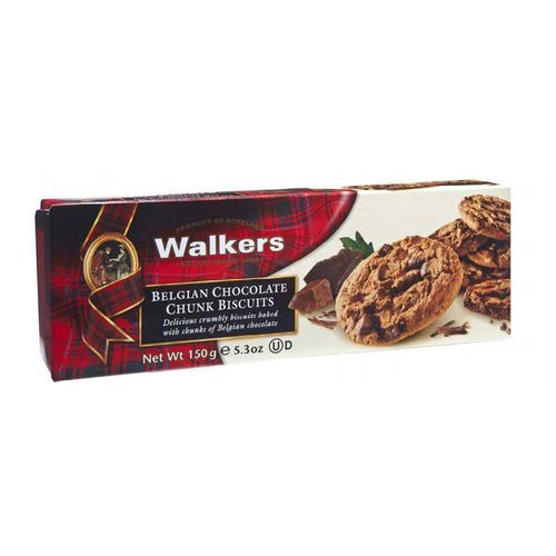 Galletas Walkers Chocolate Belgian 150g
