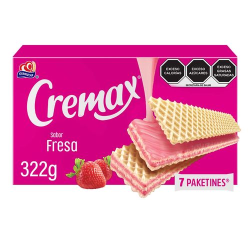 Galletas Gamesa CremaFresa 7 Paketines 322g