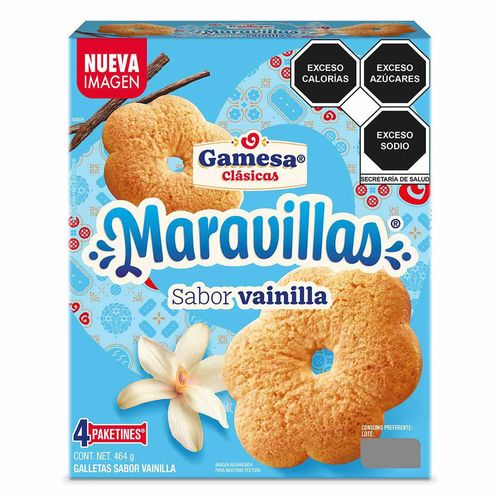 Galletas Gamesa Maravillas Vainilla 464g