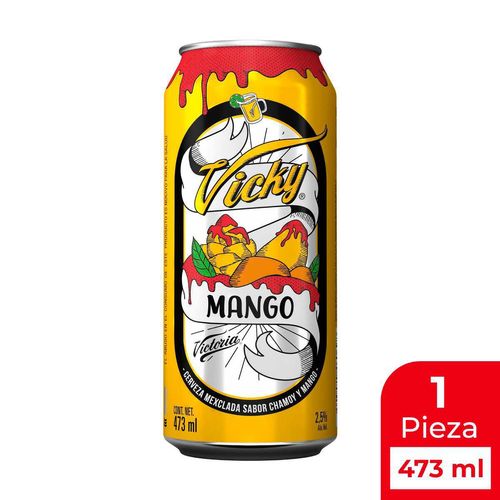 Cerveza Victoria Vicky Mango Lata 1 Pieza 473ml