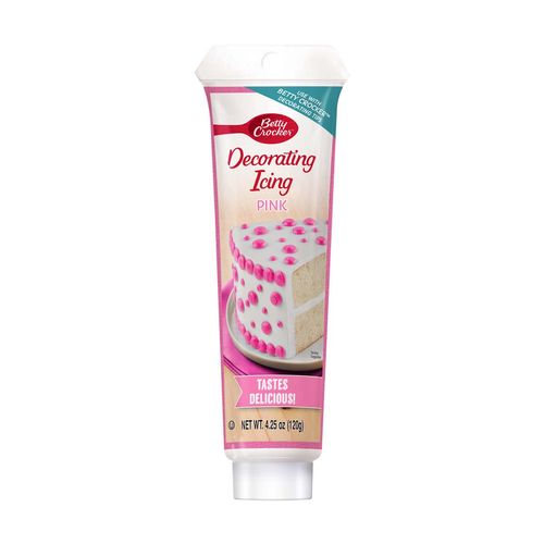 Betún Betty Crocker Rosa Tubo 120g