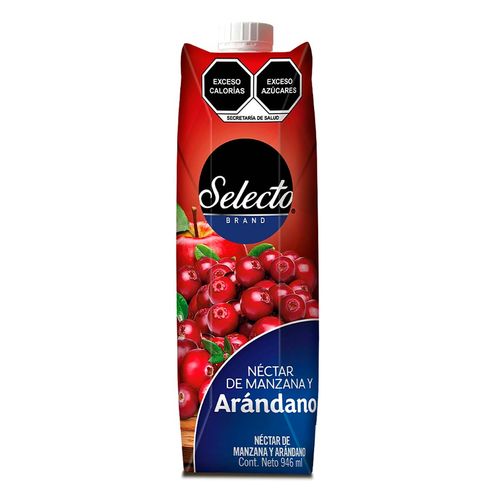 Néctar Selecto Manzana y Arándano Tetra Prisma 946ml