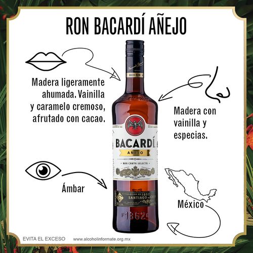 Ron Bacardí Añejo 980ml