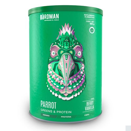 Complemento Alimenticio Vegetales Proteína Parrot Berry Vainilla 900g