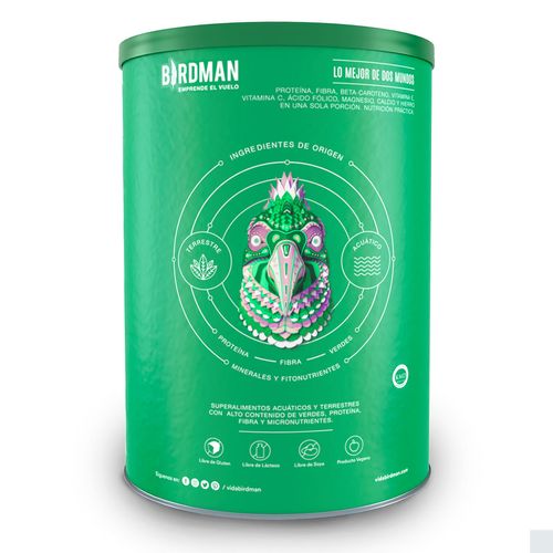 Complemento Alimenticio Vegetales Proteína Parrot Berry Vainilla 900g
