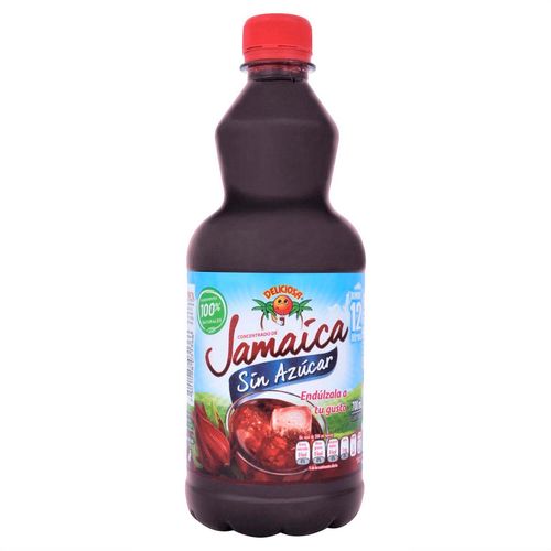 Concentrado Deliciosa de Jamaica sin Azúcar 700ml
