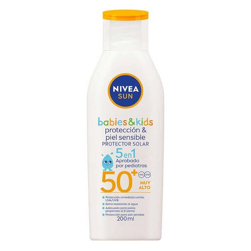 Protector Solar NIVEA SUN Protección y Piel Sensible FPS 50 200ml