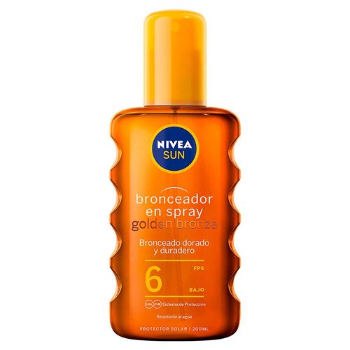 Aceite Bronceador Corporal NIVEA SUN Golden Bronze FPS6 200ml