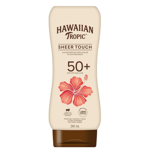 Protector Solar Hawaiian Tropic Sheer Touch 50+ FPS Loción 240ml