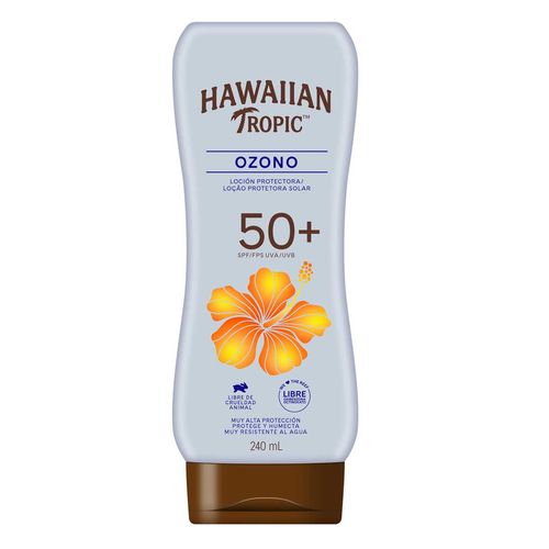 Protector Solar Hawaiian Tropic Ozono 50+ FPS Loción 240ml