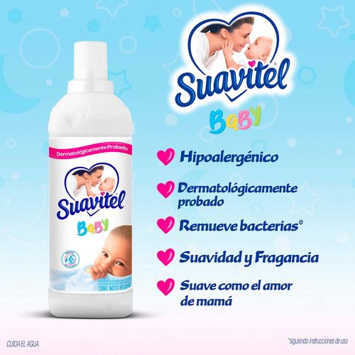 Suavizante de Telas Suavitel Baby 850ml