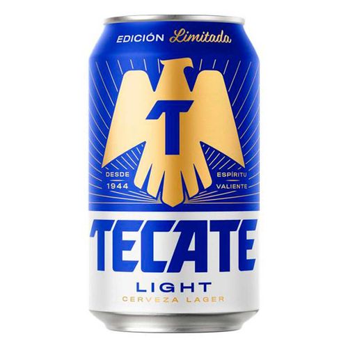 Cerveza clara Tecate Light 6 pack lata 355ml