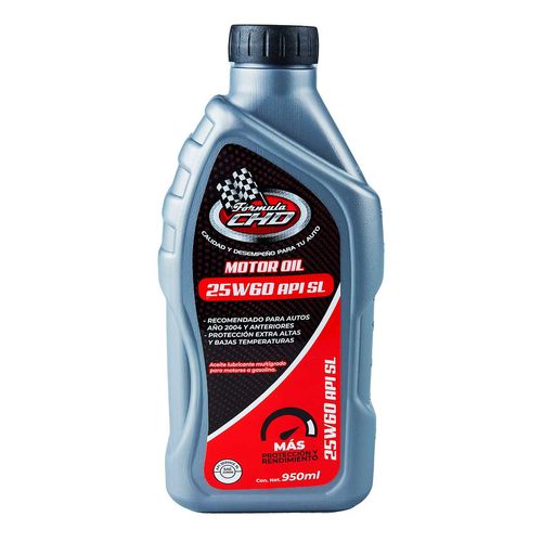Aceite Multigrado Fórmula Chd 25W60 950ml