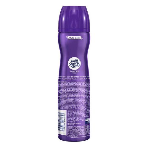 Desodorante Antitranspirante en Aerosol Mujer Lady Speed Stick Powder Fresh 91g