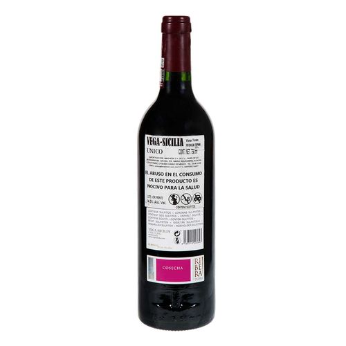 Vino Tinto Español Vega Sicilia Único 750ml