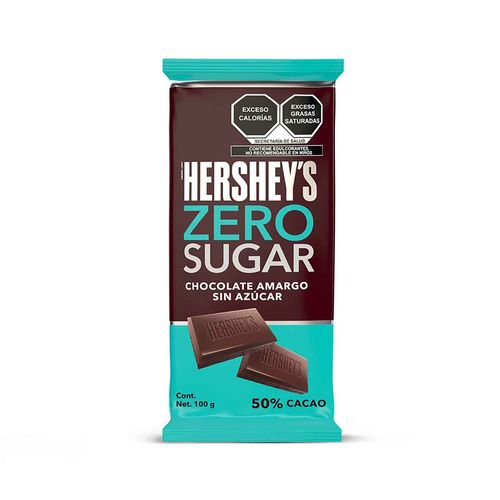 Hershey's Zero Sugar Chocolate Amarga Sin Ázucar 100g