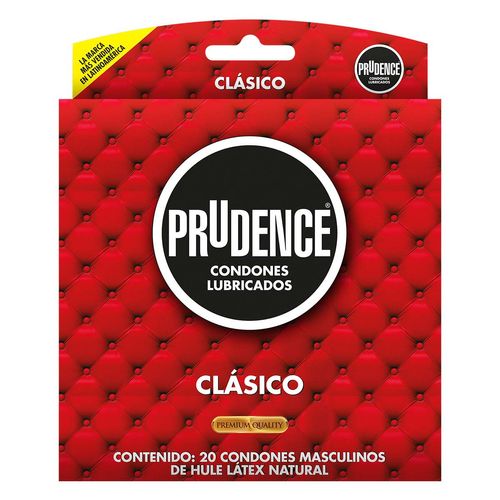 Condones de Látex Prudence Clásico 20 Condones