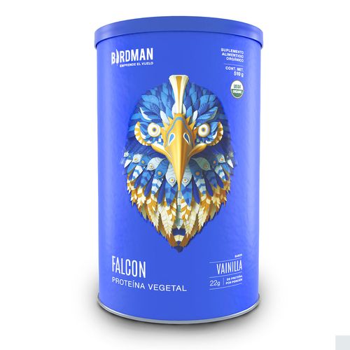 Proteína Vegetal Orgánica Birdman Falcon Protein Natural 510g