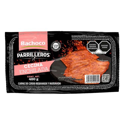 Cecina de Cerdo Enchilada Parrilleros Bachoco 480 g