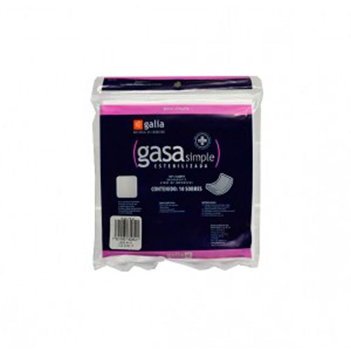 Gasas Galia Simples (10cm x 10cm) Bolsa con 10 Sobres