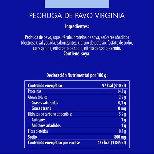 Jamón de Pavo Fud Virginia 290g