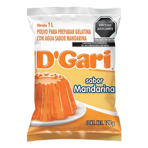 Gelatina D'Gari Mandarina 120g