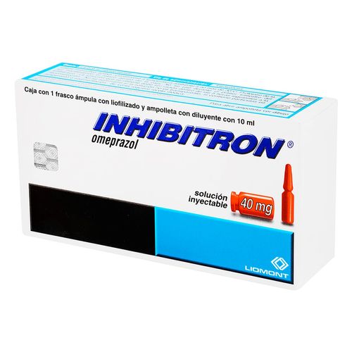 Solución Inyectable Inhibitron 40mg Caja con 1 Frasco Ámpula y Ampolleta Diluyente
