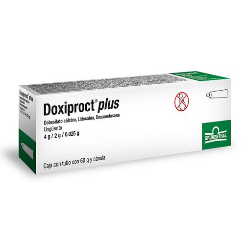 Ungüento Doxiproct Plus Tubo con 60g y Cánula