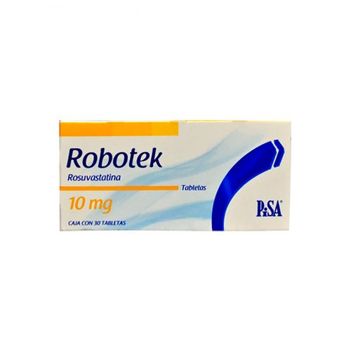 Tabletas Robotek 10mg Caja con 30n Tabletas
