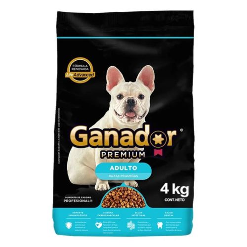 Alimento para perro Ganador Premium Adulto Razas Pequeñas 4kg