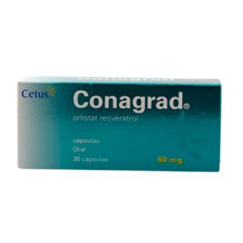 Cápsulas Conagrad 60mg Caja con 30 Cápsulas