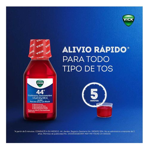 Jarabe Vick 44 Tos Seca y Tos con Flemas 120ml