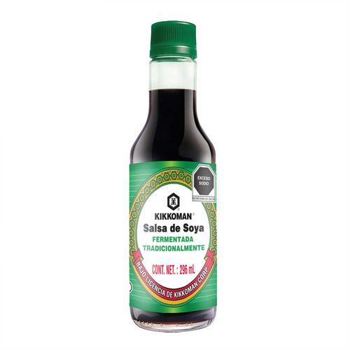 Salsa de Soya Kikkoman reducida en Sodio 296ml