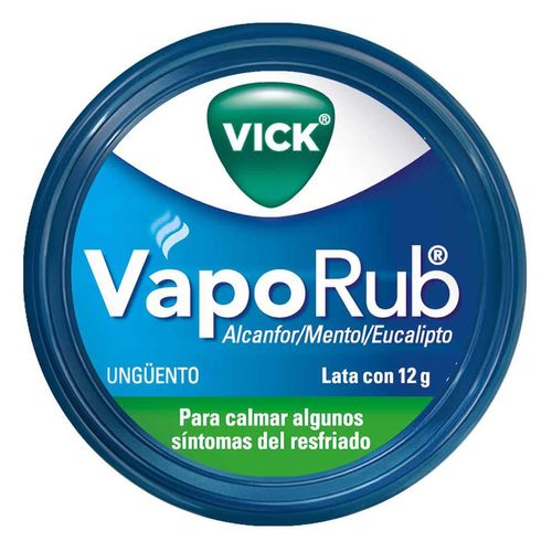 Vick VapoRub Alivia la Congestión Nasal 12g