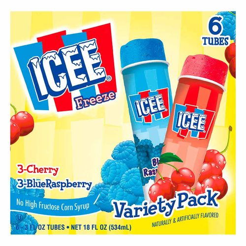 Congelada ICEE de Sabores 6 Piezas 89ml