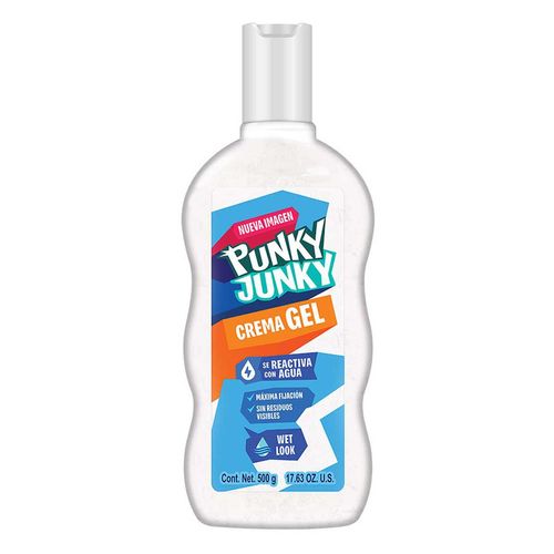 Gel para Peinar Punky Junky Blanco Máxima Fijación 500g