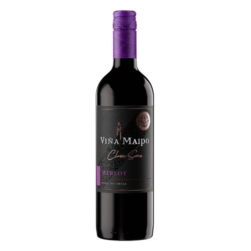 Vino Tinto Chileno Maipo Classic Merlot 750ml