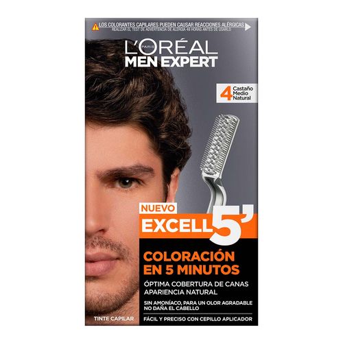 Tinte de Cabello L’Oréal Paris Men Expert Excell 5 Castaño Medio Natural