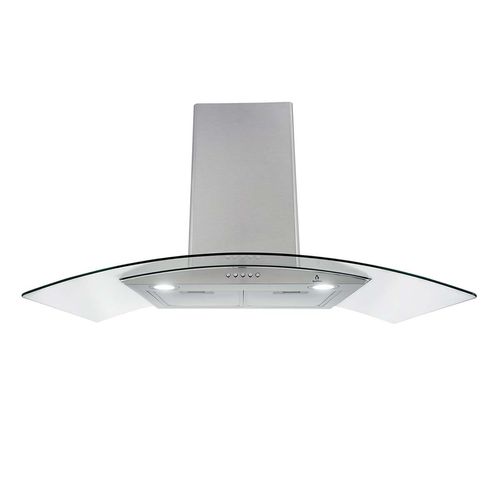 Campana de Pared Supra con Cristal Curvo 90 cm CC-90