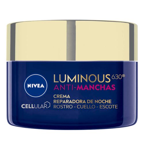 Crema Facial Reparadora de Noche NIVEA Cellular Luminous630 Anti-Manchas Ácido Hialurónico 50ml