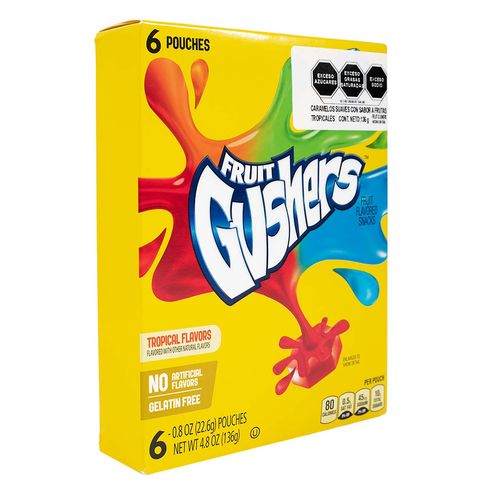 Dulces Gusher Tropical 136g