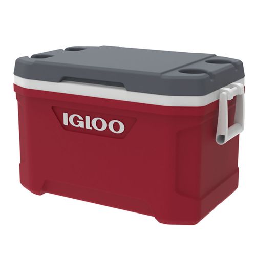 Hielera 52 Qt Lat Roj Manijas Abatibles