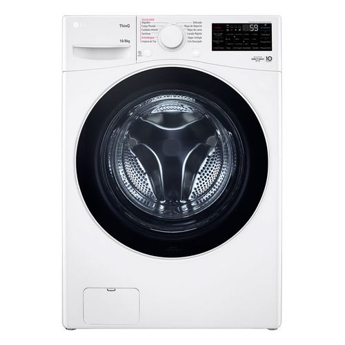 Lavasecadora LG Carga Frontal 16/8kg Blanca WD16WG2S6P