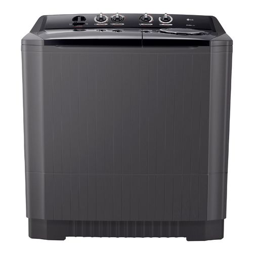Lavadora LG Carga Superior Doble Tina 18/10kg Middle Black WP18MAR